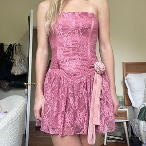 LOVESHACKFANCY PINK DRESS